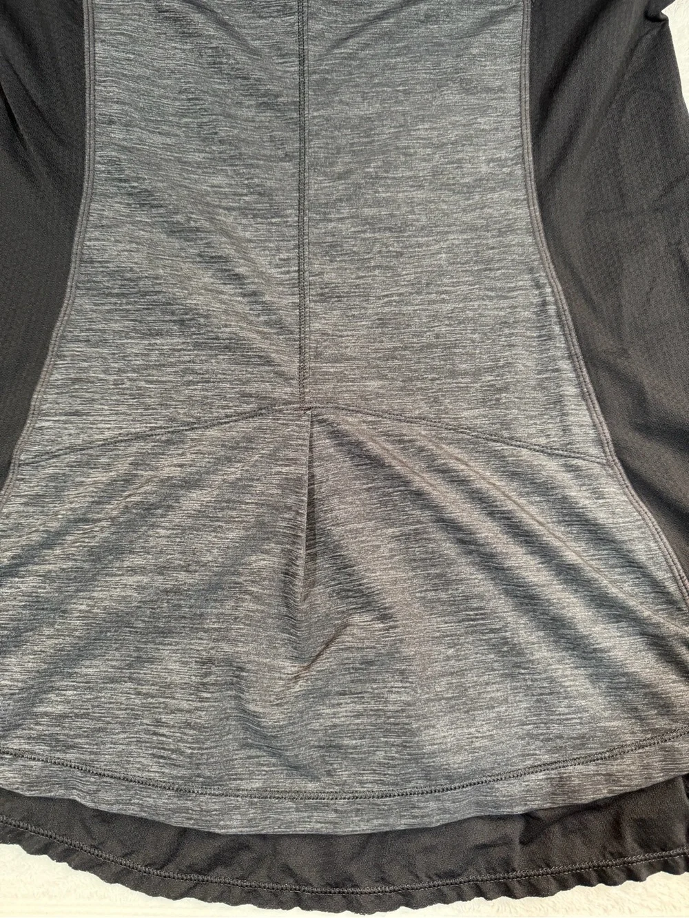 VTG Lululemon Run In The Sun Hooded Pullover Hoodie Ruffle Hem 2012 RARE W32815
